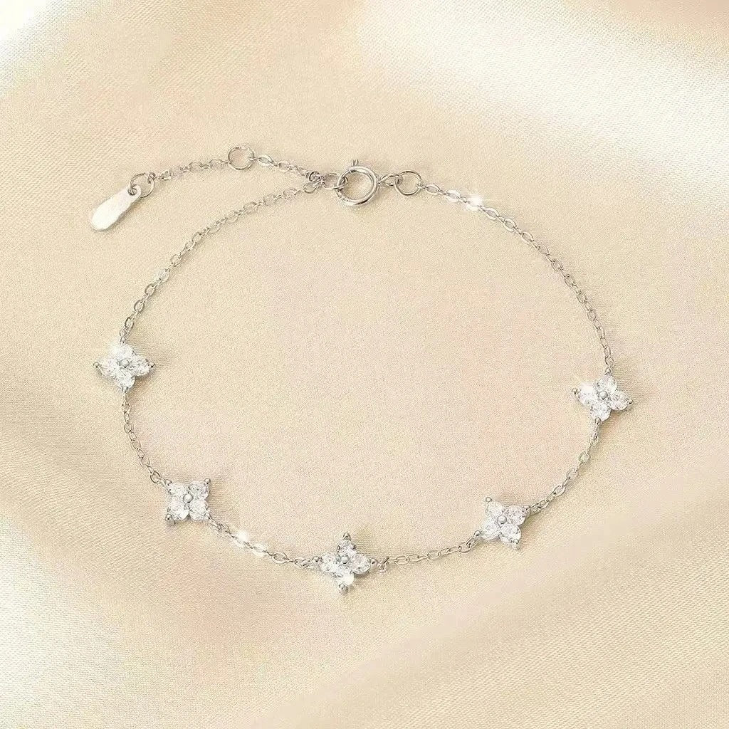 Double Layer Heart Beaded Bracelet for Women