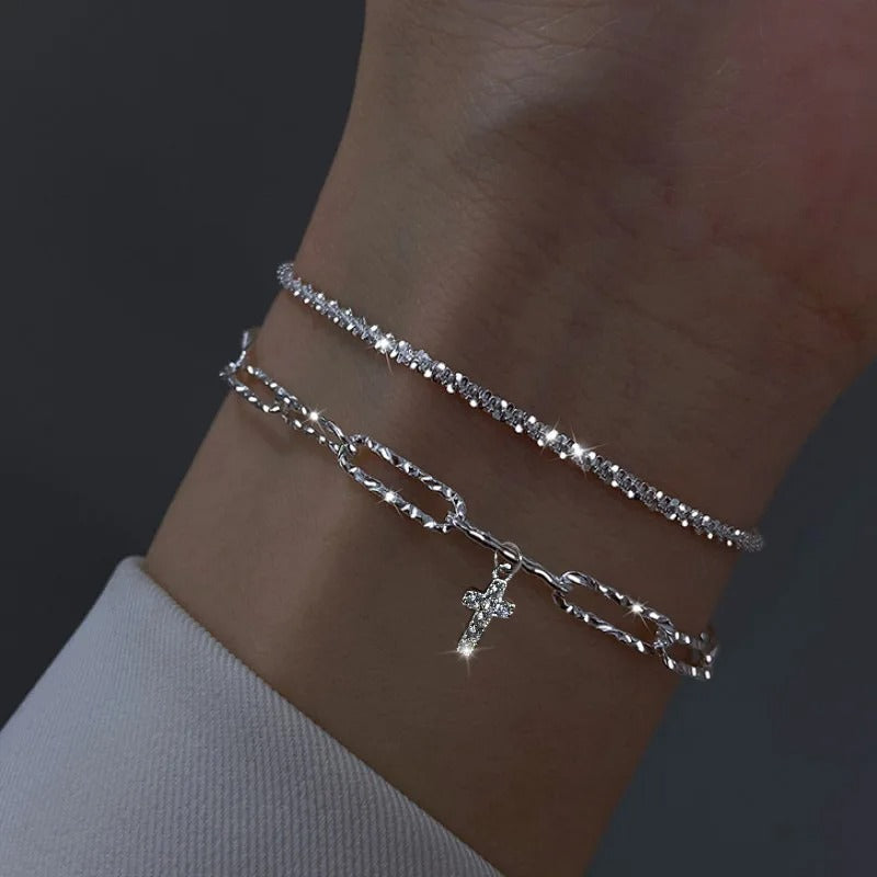 Adjustable Multi-Layer Coil Bracelet for Women