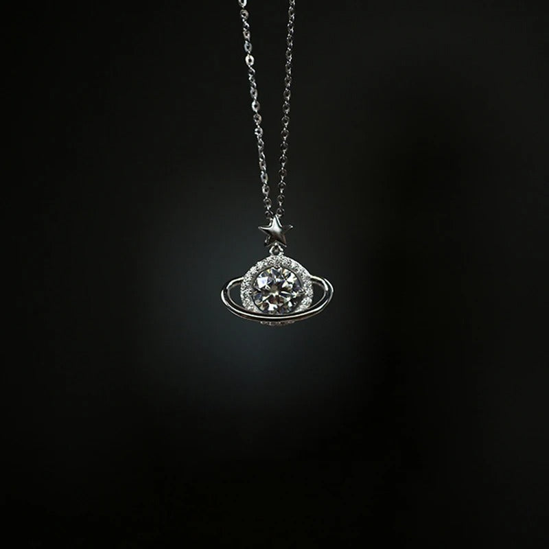 Planet Pendant Choker Necklace for Women