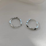 Elegant Round Hoop Earrings for Women