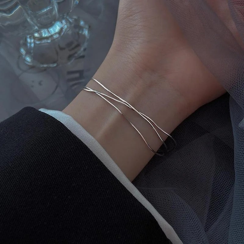 Adjustable Multi-Layer Coil Bracelet for Women
