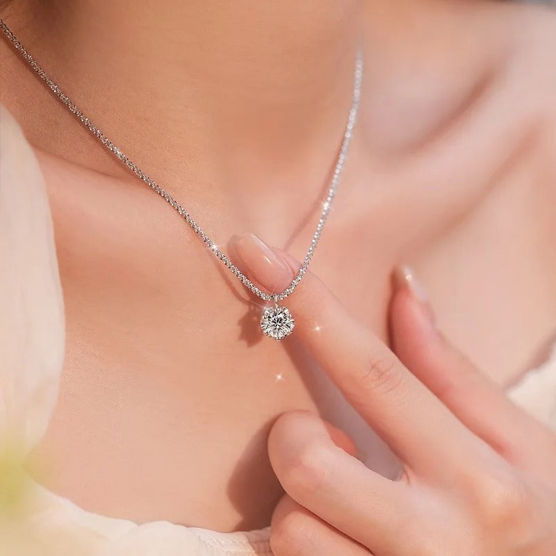 Elegant Crystal Pendant Necklace for Women