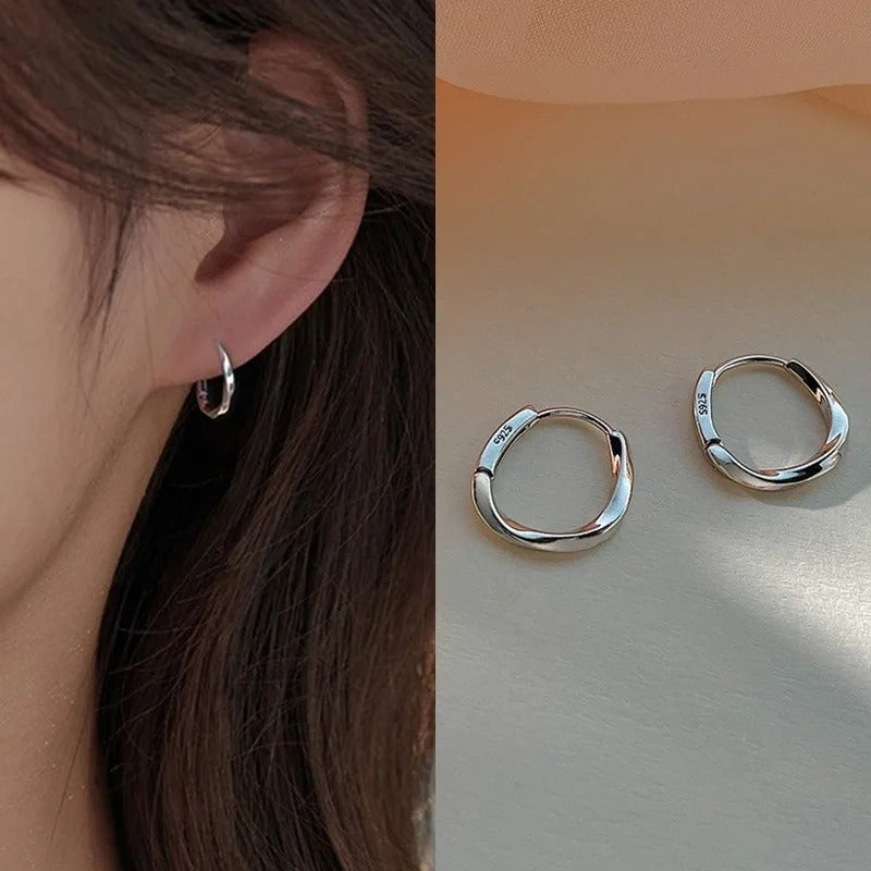 Elegant Round Hoop Earrings for Women