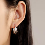 Elegant Multi-Layer Hoop Earrings for Women