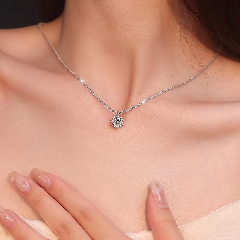 Elegant Crystal Pendant Necklace for Women