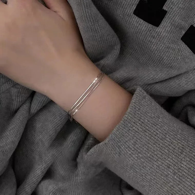 Adjustable Multi-Layer Coil Bracelet for Women