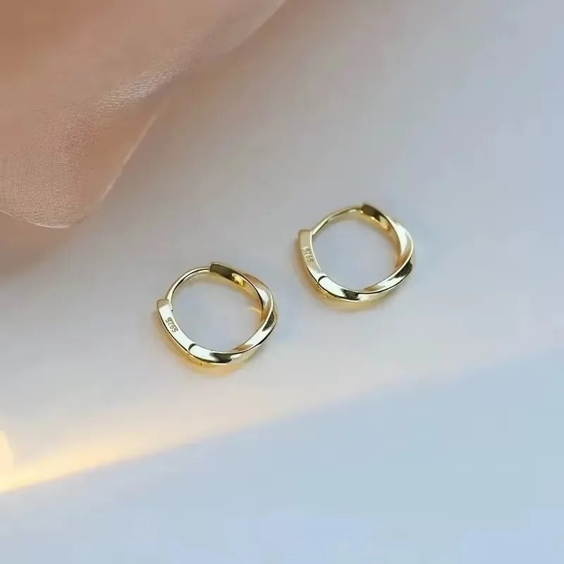 Elegant Round Hoop Earrings for Women