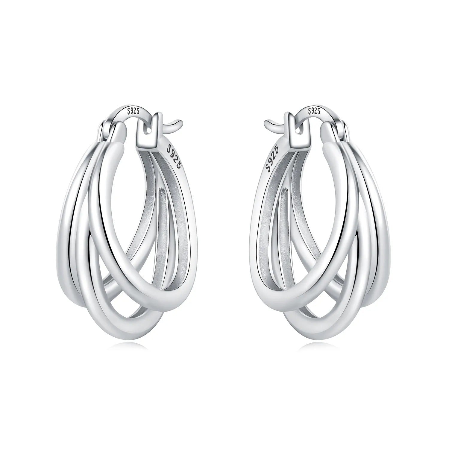 Elegant Multi-Layer Hoop Earrings for Women