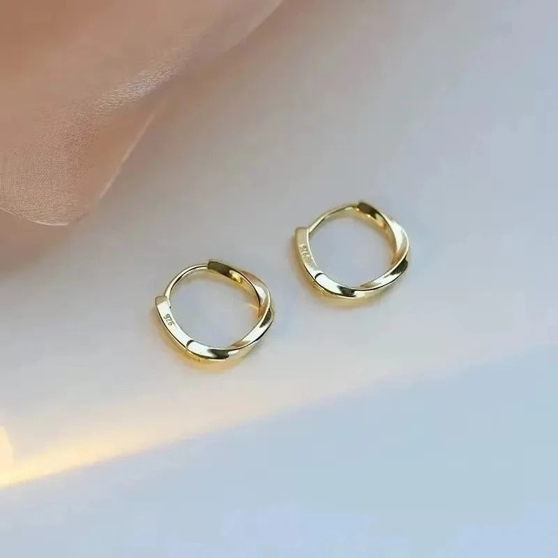 Elegant Round Hoop Earrings for Women